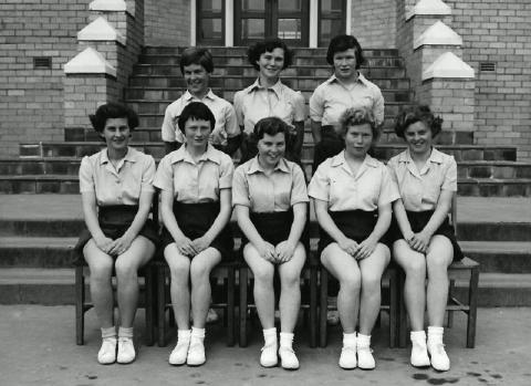 1950s sports team 1952 1950 junior basketball society
